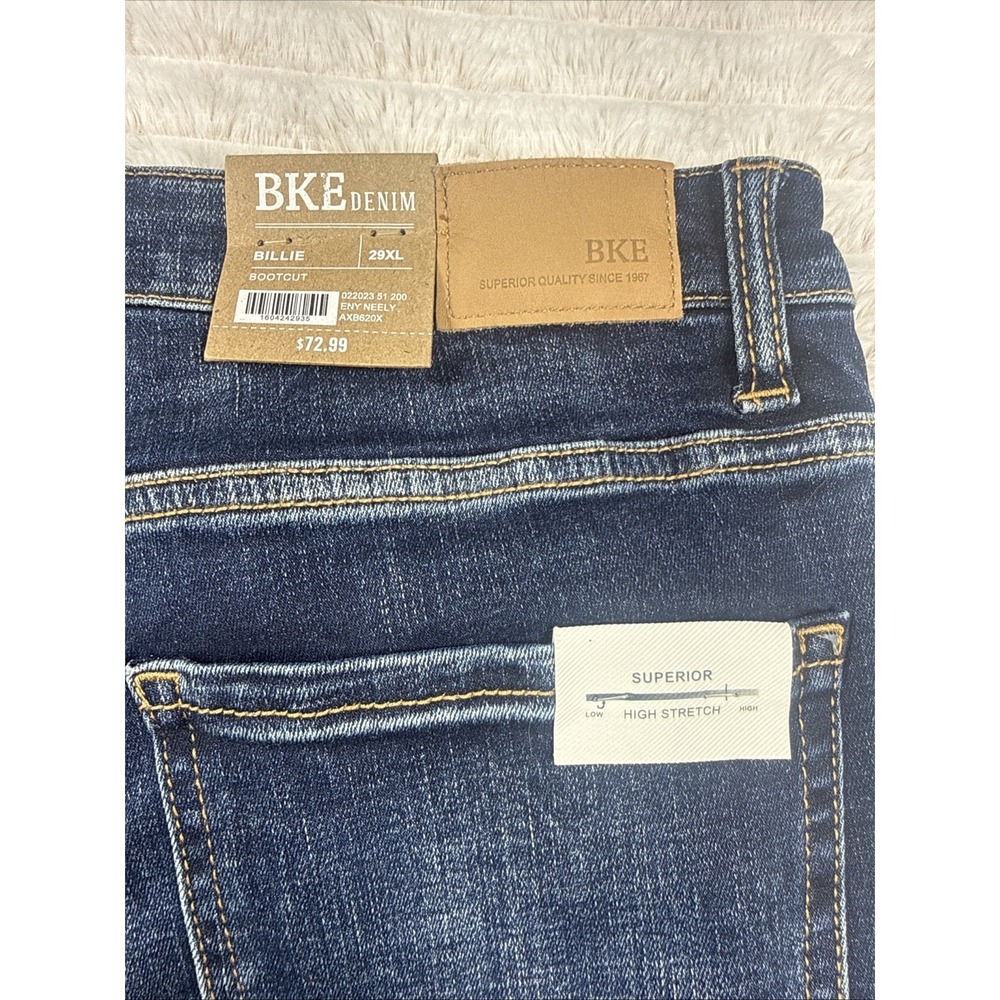 NWT Buckle BKE Womens 29x35 Billie Bootcut Blue Jean Slim Fit High Rise $72.99 - Picture 16 of 16